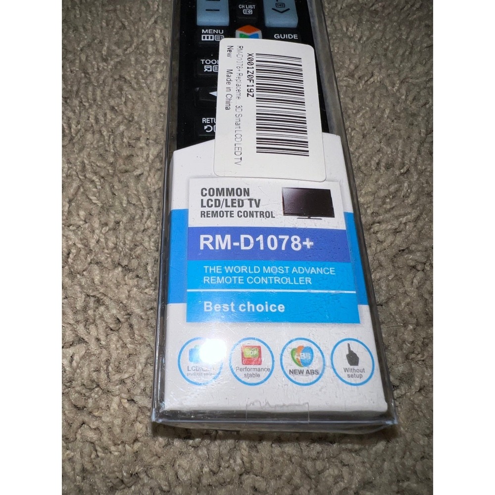 New RM-D1078+ Replacement Remote Control Controller for Samsung 3D Smart LCD LED - Picture 3 of 6